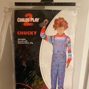 Kids chucky costume size small/medium